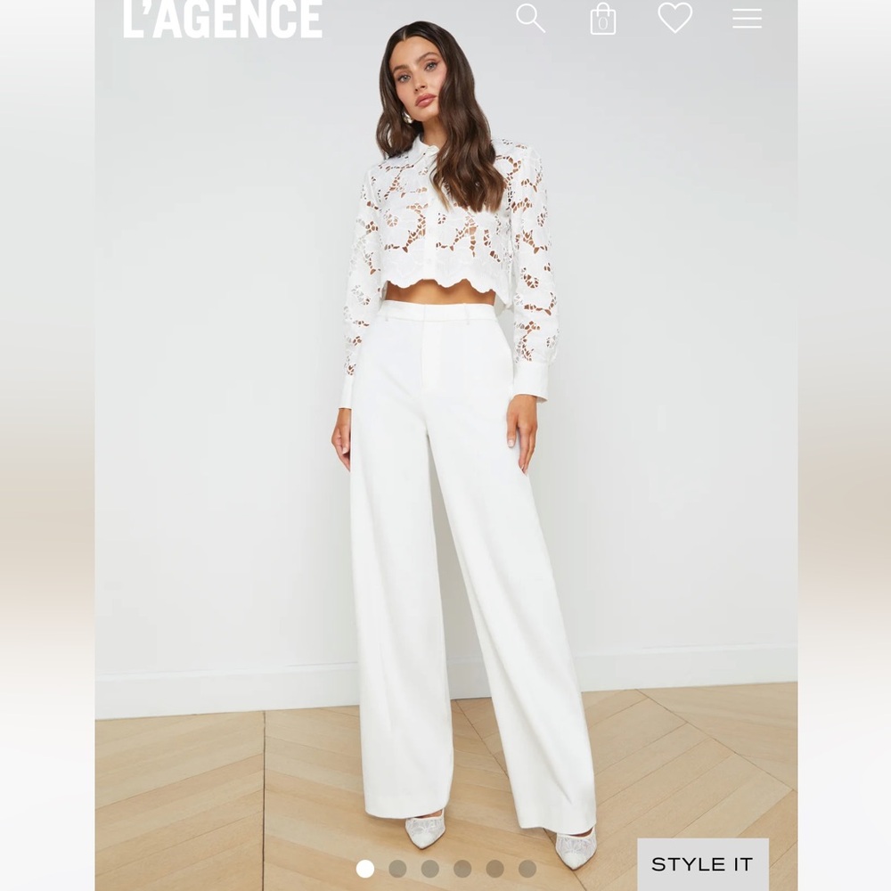 L‘AGENCE Livvy Trouser white size 8